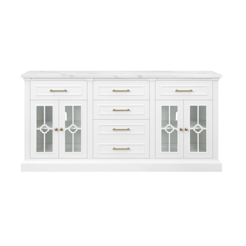 Positano 72” - Customizable Accent Cabinet with Storage