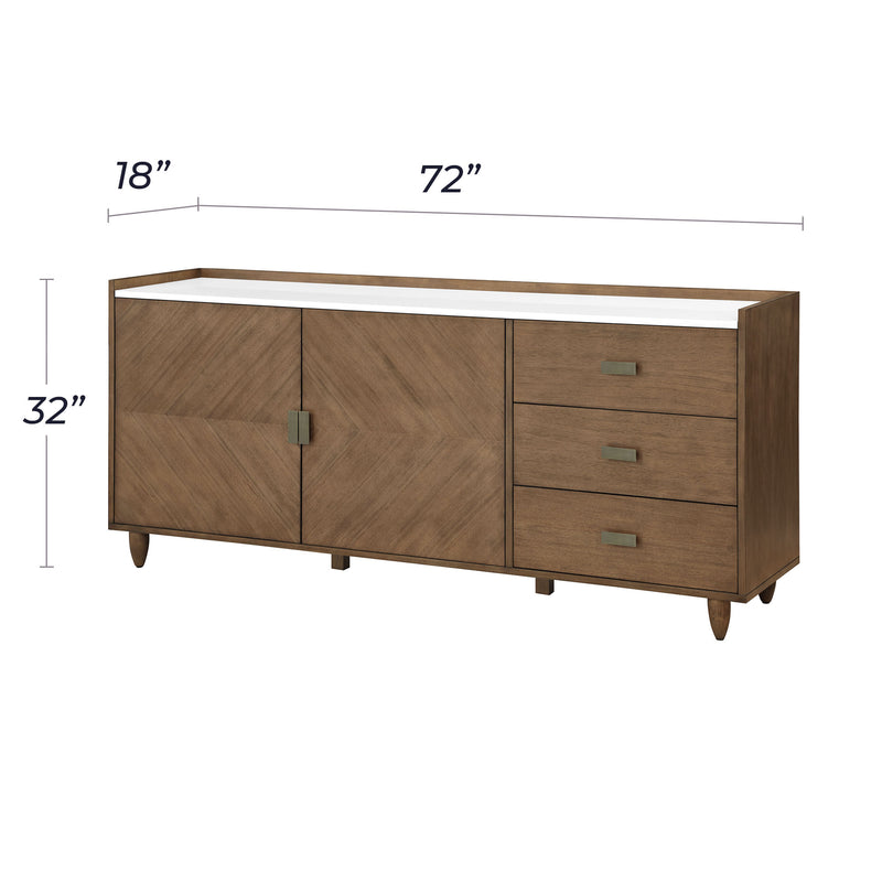 Andrea 72" Accent Cabinet with Storage