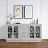 New York 72” - Customizable Accent Cabinet with Storage